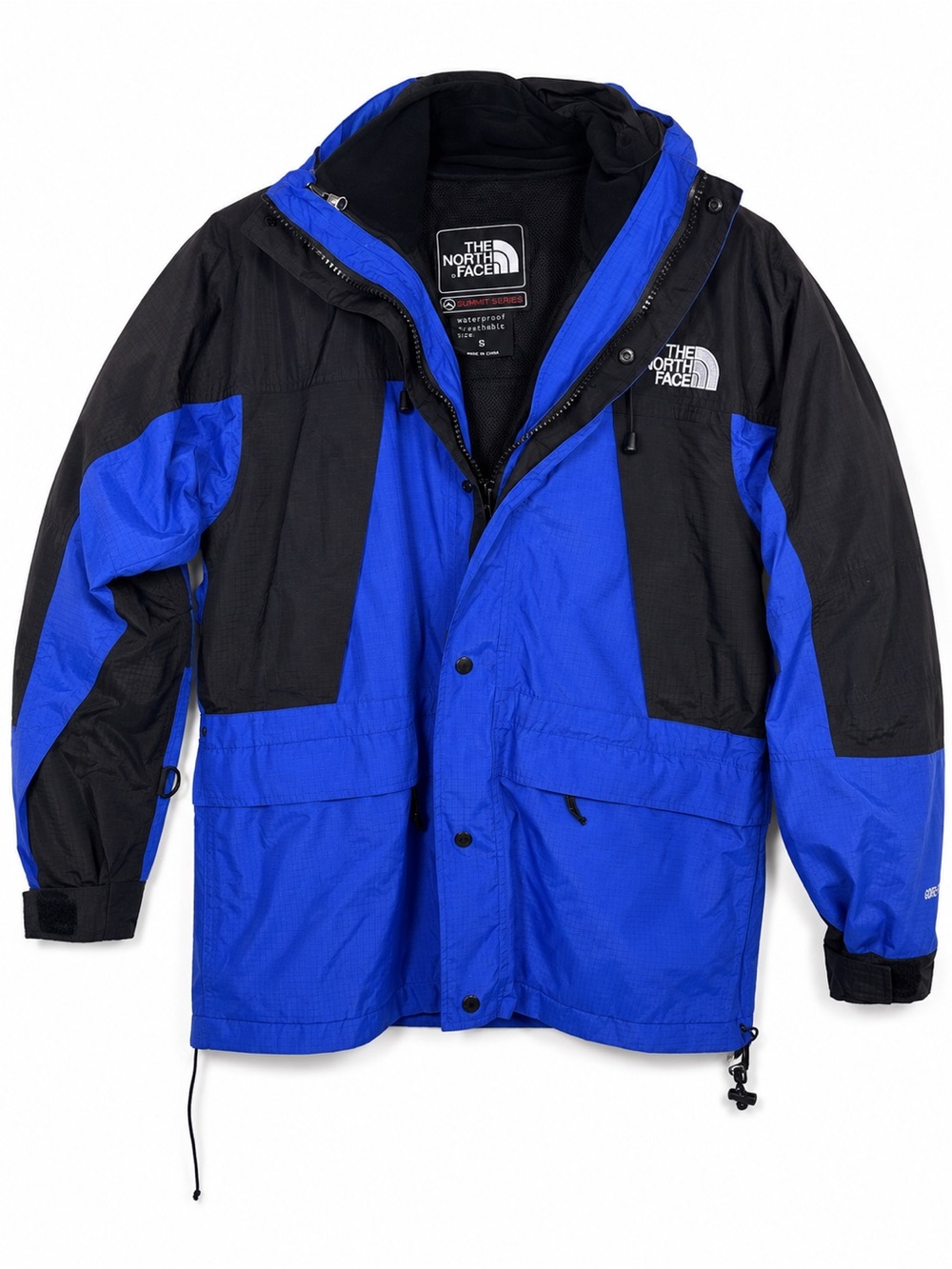 Vintage The North Face Summit Series Gore Tex XCR Jacket Blue Black Small